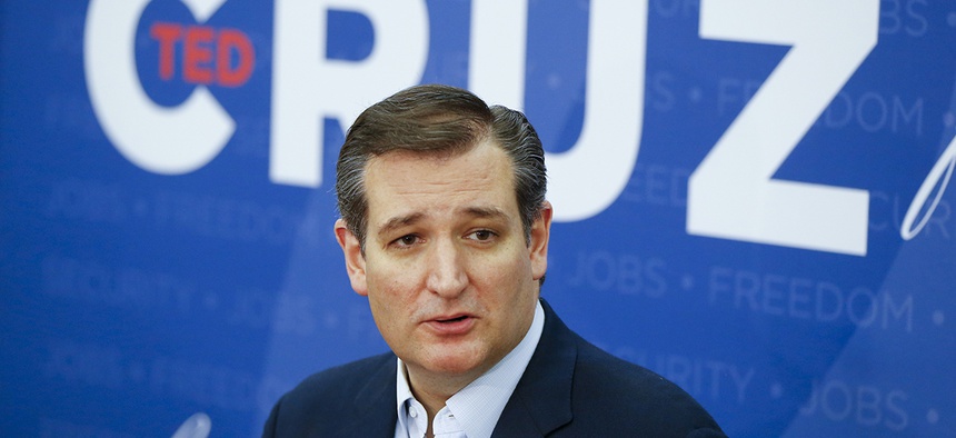Republican presidential candidate Sen. Ted Cruz