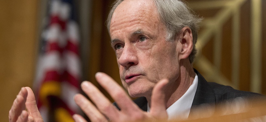 Senate Homeland Security and Government Affairs Committee ranking member Sen. Thomas Carper, D-Del.