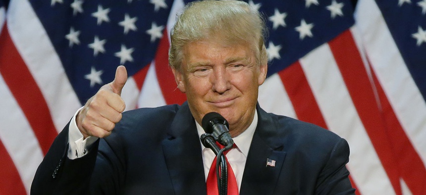 Republican presidential candidate Donald Trump