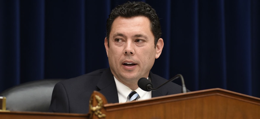 FILE - In this May 17, 2016 file photo, House Oversight and Government Reform Committee Chairman Rep. Jason Chaffetz, R-Utah, speaks on Capitol Hill in Washington.