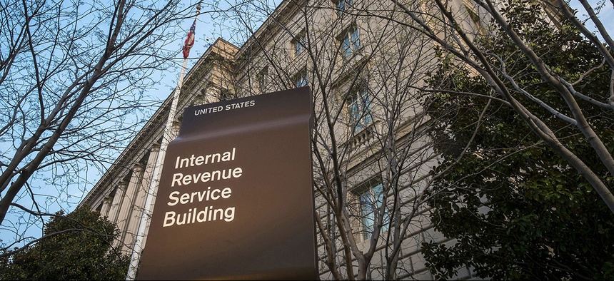 The Internal Revenue Service headquarters building in Washington.