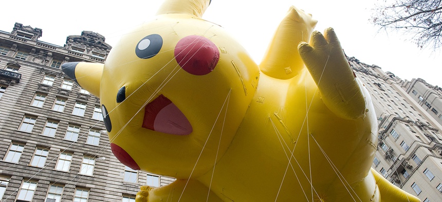 Pikachu sees all.