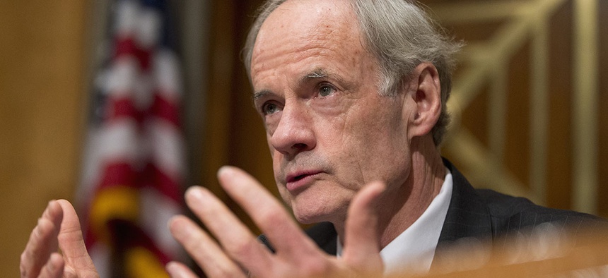 Senate Homeland Security and Government Affairs Committee ranking member Sen. Thomas Carper, D-Del.