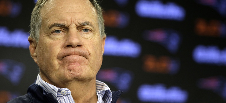 New England Patriots head coach Bill Belichick