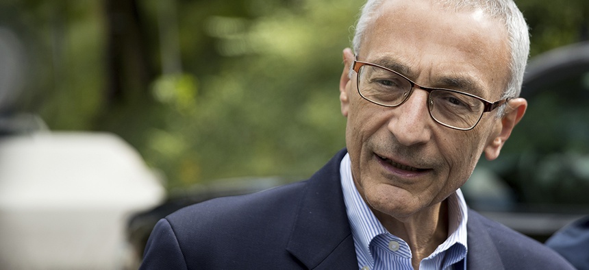 Hillary Clinton's campaign manager John Podesta.