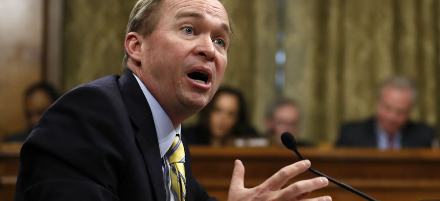 udget Director-designate Rep. Mick Mulvaney, R-S.C., testifies on Capitol Hill in Washington, Tuesday, Jan. 24, 2017