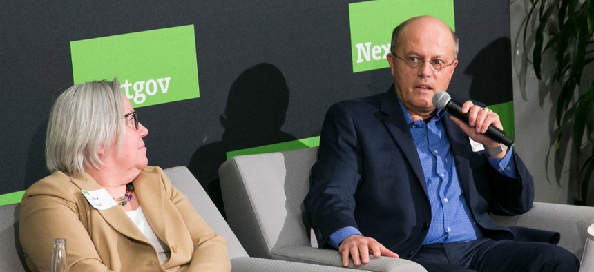 Interior Department’s Mark Bathrick at Nextgov's Tech + Tequila Feb. 23.