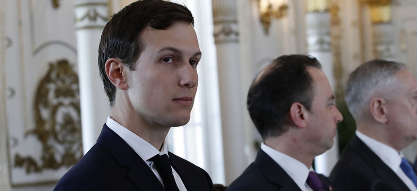White House Senior Adviser Jared Kushner, left.