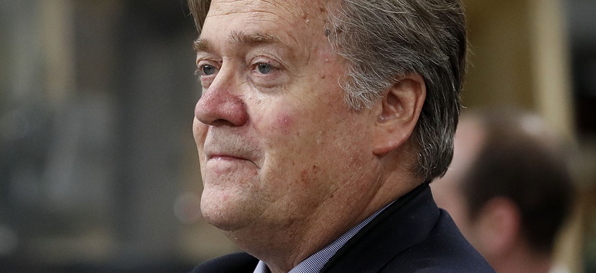 Steve Bannon, chief White House strategist to President Donald Trump