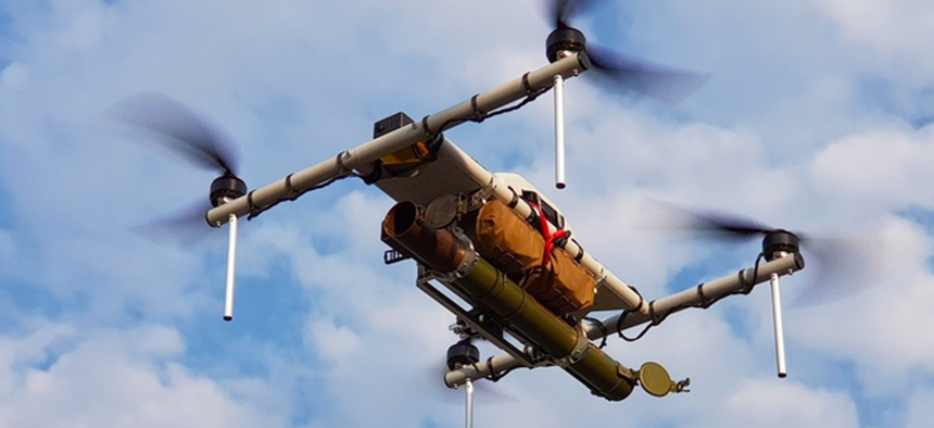 The "Demon" grenade launcher drone from Юрий Касьянов