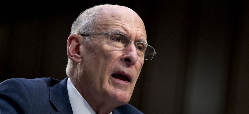 Director of National Intelligence Dan Coats testifies before the Senate Intelligence Committee on Capitol Hill in Washington Jan. 29.