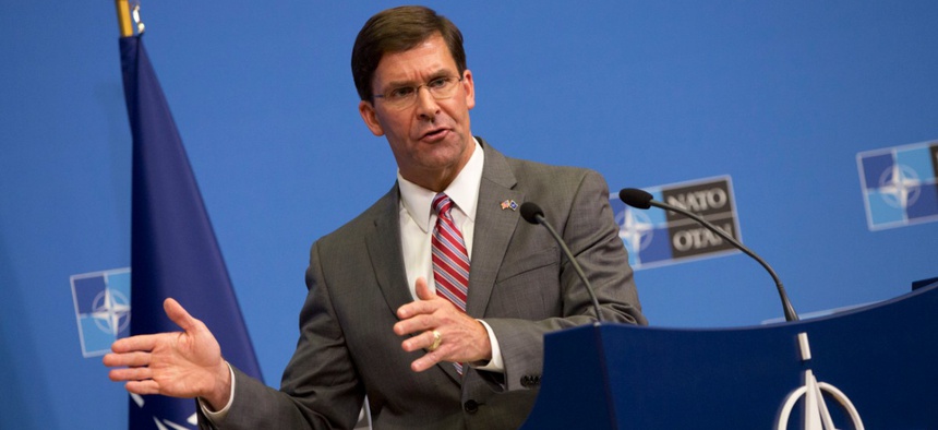 Acting Defense Secretary Mark Esper