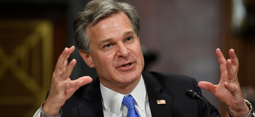 Image result for Christopher Wray has said China poses a more serious counterintelligence threat
