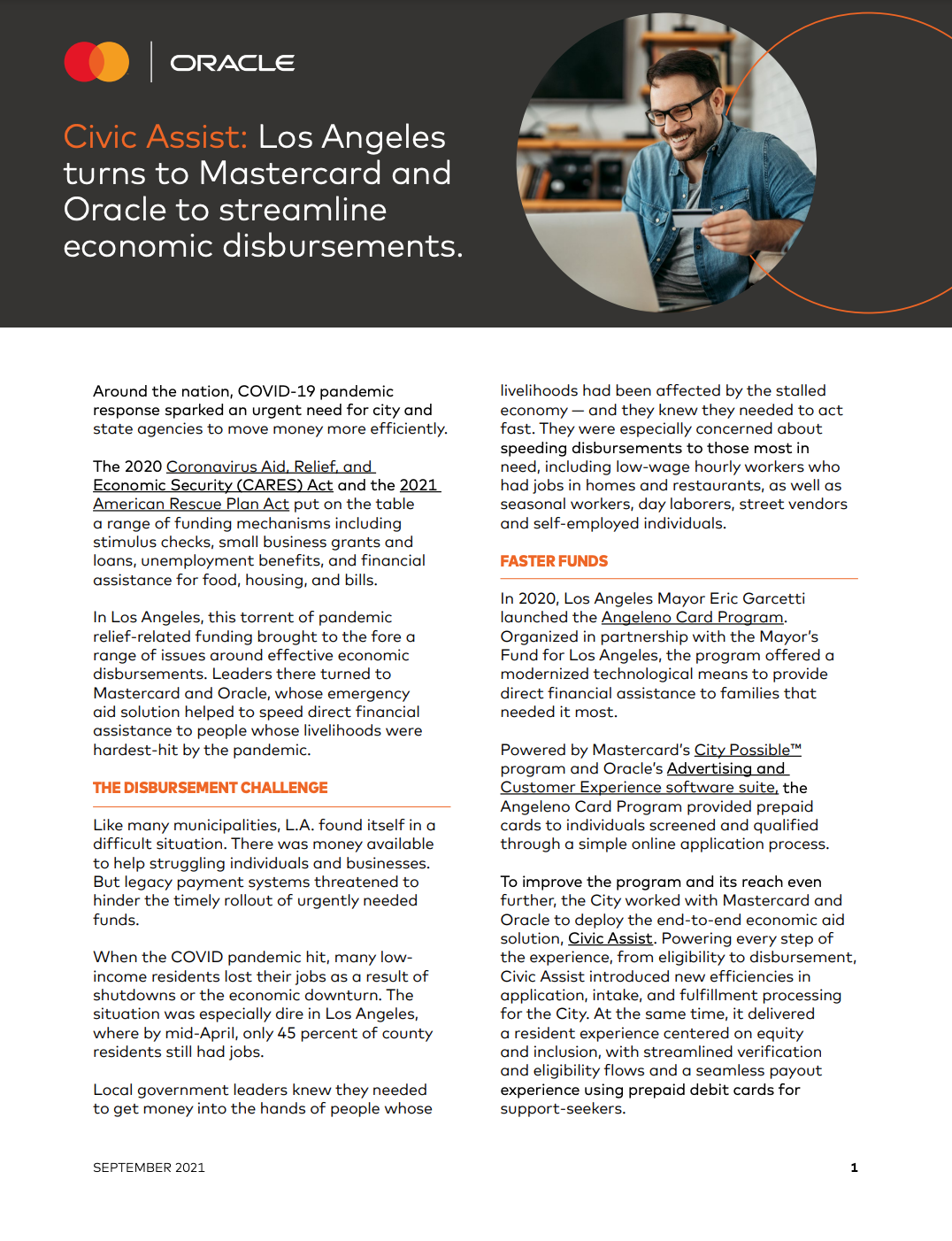 Civic Assist: Los Angeles turns to Mastercard and Oracle to