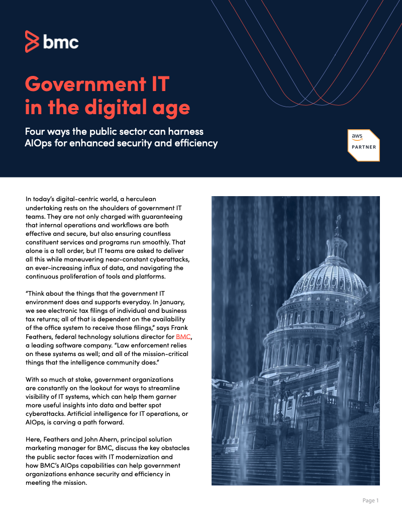 Government IT in the digital age